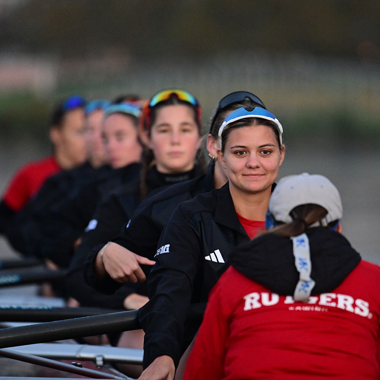 Women's rowing teammates image number 1