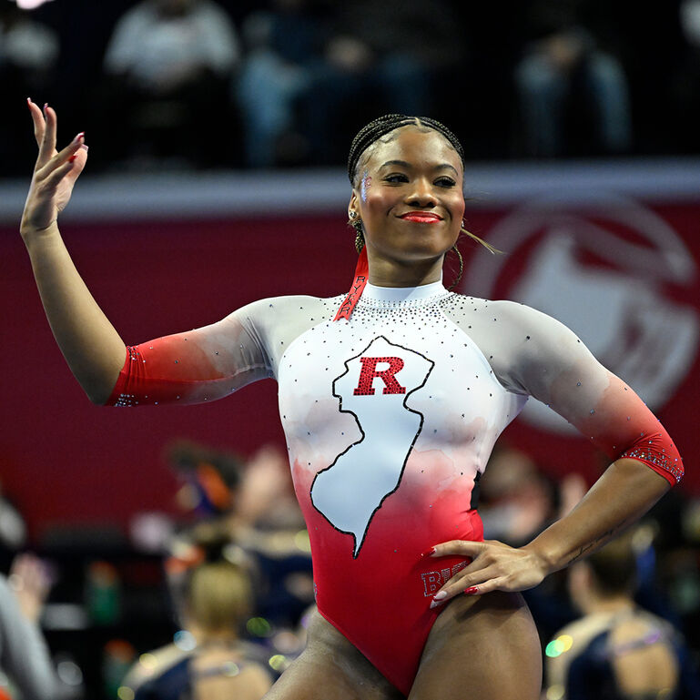 Rutgers Gymnastics team member