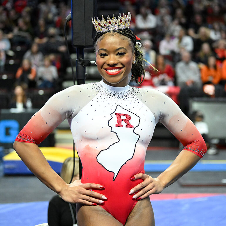 Rutgers gymnastics team member