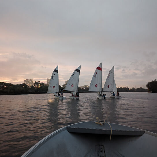 Four sailing boats image number 1