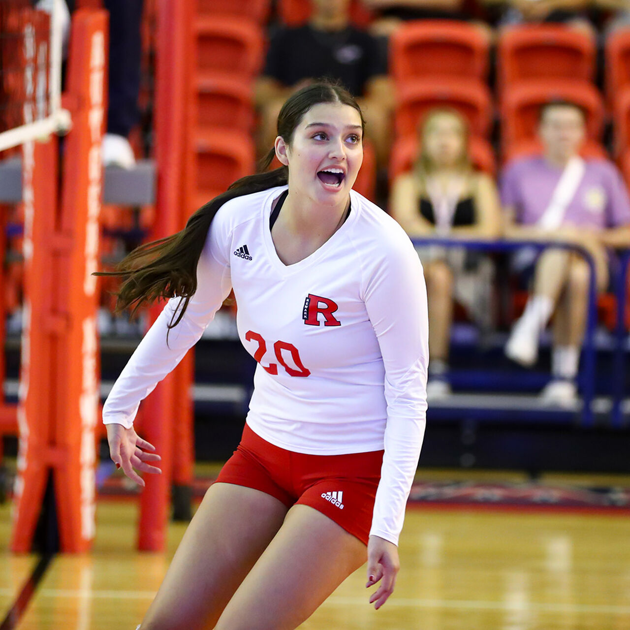 Student-athletes playing volleyball image number 0