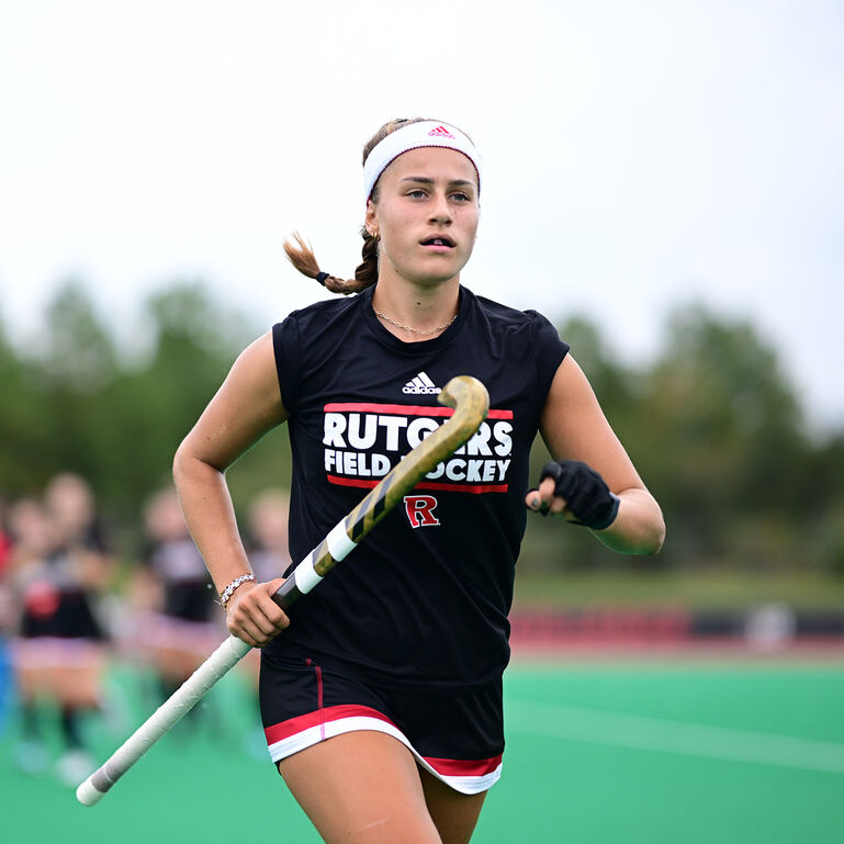 Rutgers field hockey player